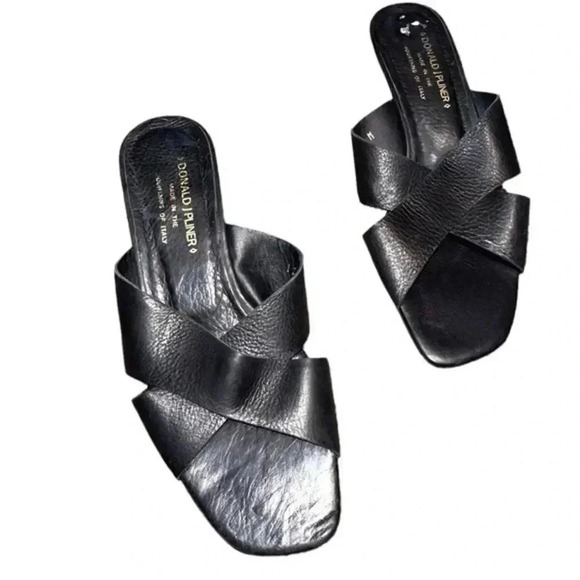 DONALD PALMER LEATHER SANDALS - Picture 2 of 4